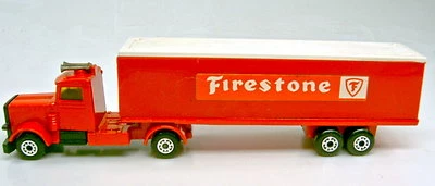 Matchbox Superfast Two-Pack 24A Peterbilt Box Truck "Firestone"  - Bild 1 von 4