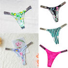 Ladies Thongs G-string Sexy Underwear Lingerie Shine Strap Bikini Panty Briefs