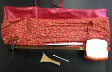 Nagauta Shamisen Japonais Traditionnel Musical Instrument Avec Bachi Carry Étui