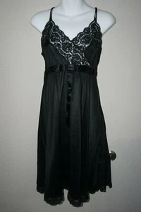 Sexy De Colección Henson Kickernick Mujer Deslizante Completo Talla 36 Negro Nailon Encaje Borde EE. UU. - Imagen 1 de 8