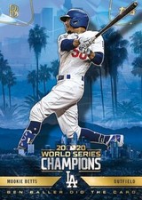 2020 Topps X Ben Baller Dodgers World Series Champions singles