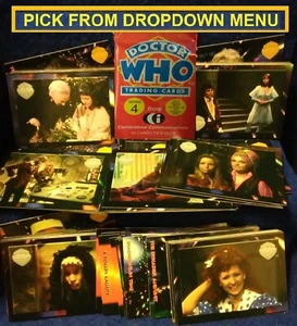 1996 Cornerstone Doctor Who Series 4 Base Trading cards You Pick-1 - Picture 1 of 3