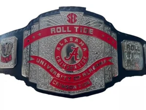 New Roll Tide University Championship replica Title Belt 2MM - Picture 1 of 7