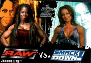 2002 Fleer WWE Raw vs. Smackdown Edition tarjeta de lucha libre #84 Jacqueline/Marfil - Imagen 1 de 2