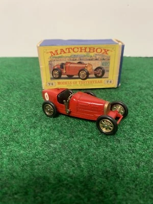Vintage Matchbox- Models Of Yesteryear 1926 Type 35 Bugatti- Lesney With Box - Image 1 of 4