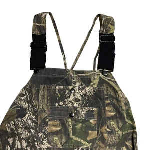 Men L Mossy Oak Men's Infinity Camouflage Pattern Explorer Bib Overalls 0010 - Picture 1 of 11