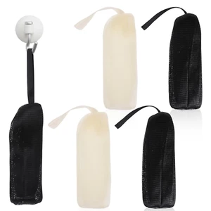 4 PCS Exfoliating Mesh Soap Saver Bag Bubble Foam Net Soap Bag Soap Sack Saver P - Picture 1 of 12