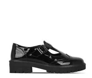 Miso Chunky T Bar Shoes Older Girls Size UK 5 EU 38 #REF31 - Picture 1 of 6
