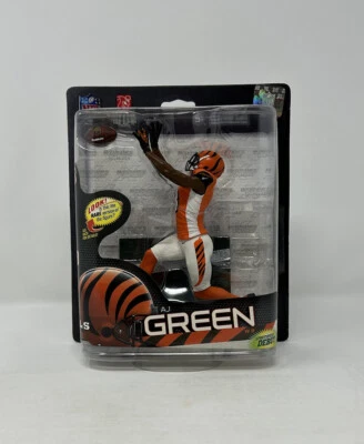 Figura Variante McFarlane Serie 33 Serie NFL McFarlane AJ Green #0135/1.000 Foto 1 de 4