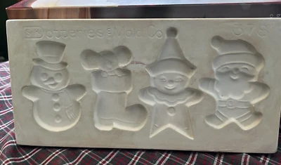 VTG Unique S-K Potteries Molds #378 Santa xmas Snowman Ceramic Slip Casting Mold - Image 1 of 4