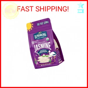 Lundberg Family Farms Organic Jasmine Rice, California White, 32 Ounce - Picture 1 of 2