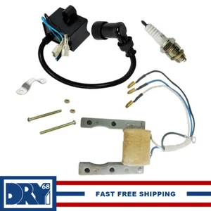 Kit CDI de bobina de encendido de bujía de estator Magneto 49cc 60cc 66cc 80cc motor - Imagen 1 de 3