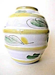 Jarrón de barril de cerámica escandinavo de mediados de siglo vintage Arabia Finlandia Cottagecore - Imagen 1 de 8