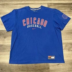 MLB Chicago Cubs Nike Center Swoosh Baseball Shirt - Größe: 2XL - Bild 1 von 8