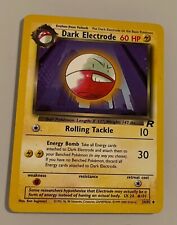 Dark Electrode 34/82 Team Rocket 1st Edition Pokemon Card MP/LP