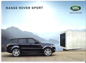 Range Rover Sport 2015-2016 UK Market Brochure HSE Dynamic Autobiography SVR - Picture 1 of 4
