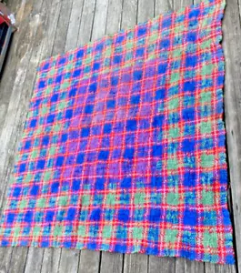 VINTAGE Hand Woven RAG RUG 64"x 64" - Picture 1 of 11