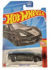 Hot Wheels Corvette C7 Z06 Coupe HW Then and Now 1/10 Sport Long Card USA NEW