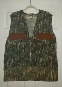 Vintage Ideal Camo Vogel Jagd Weste Rücken Wild Tasche groß USA hergestellt Camouflage Reißverschluss - Bild 1 von 7