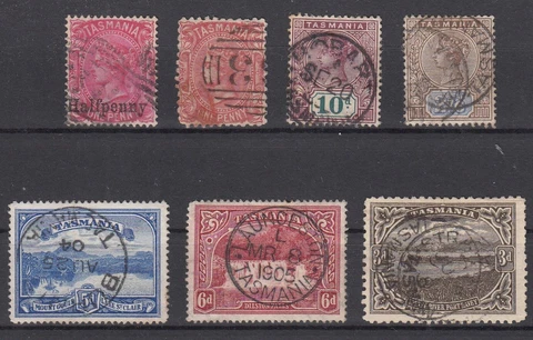 MZ20689/ TASMANIA - 1889 / 1911 USED CLASSIC SELECTION - CV 250 $ Cover