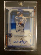Whit Merrifield 2022 Topps Tribute #TA-WM Auto 120/150 Kansas City Royals