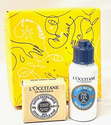 L’OCCITANE NEW L'Occitane Shea Butter RICH BODY LOTION & SHEA SOAP *Moisturiser/Soap*