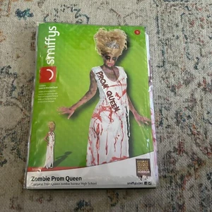 High School Horror Zombie Prom Queen Costume Womens Small 8-10 Halloween - Picture 1 of 5
