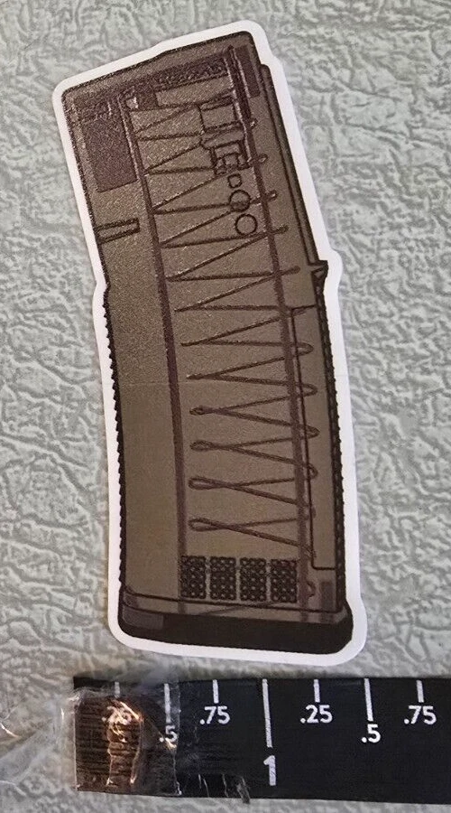 Magpul PMag Rifle Magazine Tactical AR AK Vinyl Sticker Decal Shot Show - Image 1 of 1