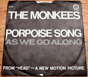 The Monkees ♫ Porpoise Song ♫ Rare 1968 Colgems Records 7" Vinyl Single 45 - Picture 1 of 3