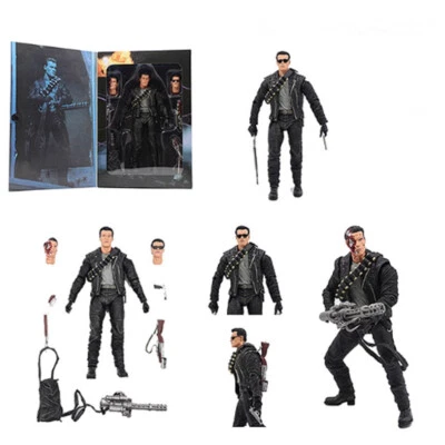 NECA T-800 Terminator Police Station Assault Model Action Figure Toy Set Boxed - image 1 of 4