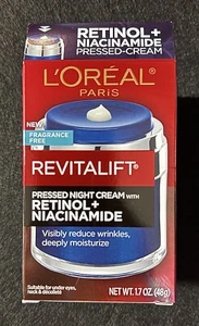 🔥 NEW! L’Oréal Paris Revitalift Night Cream – Retinol + Niacinamide 🔥 - Picture 1 of 2