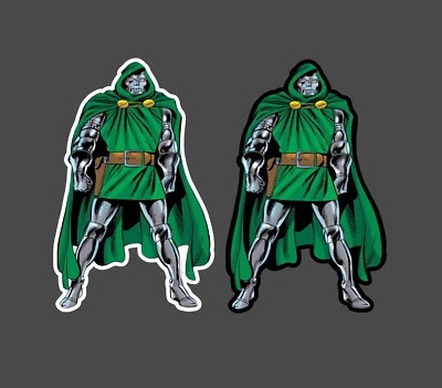 Fantastic Four Dr. Doom Sticker Decal - Image 1 of 3