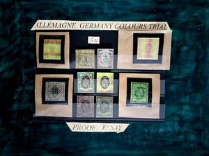 ~ ~ GERMANY PROOFS SACHSEN OLDENBERG - ESAME STAMPA A COLORI / G 12 - Foto 1 di 2