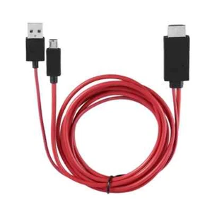 MHL Adapter Cable Micro USB to HDMI for Samsung Galaxy S3 S4 & Note 2 - Picture 1 of 7