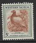 WESTERN SAMOA POSTAGE ISSUE, MINT DEFINITIVE 1952 STAMPS, VILLAGE LIFE