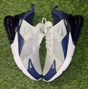 Zapato Nike Air Max 270 Blanco Azul Medianoche Para Hombre Talla 11.5 Dallas Cowboys Azul Marino - Imagen 1 de 6