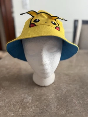 Sombrero cubo Pikachu Ears Pokemon niños jóvenes Foto 1 de 4