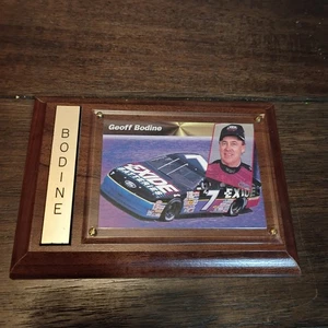 nascar geoff bodine commerative plaque - Picture 1 of 2
