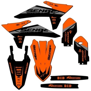 2025 SX 85 BINARY Orange Senge Graphics Kit Compatible with KTM - Picture 1 of 10