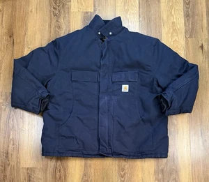 Carhartt Giacca Uomo 3XL Trapuntata Foderata Tela Anatra Artico Chore Navy C003-DNY - Foto 1 di 15