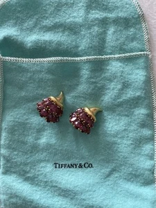 Verdura Cornucopia Gold and Tourmaline Clip-On Earrings - Picture 1 of 8