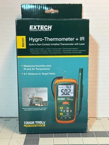 Extech RH101 Hygro-Thermometer + InfraRed IR Thermometer Humidity Reader - Picture 1 of 15