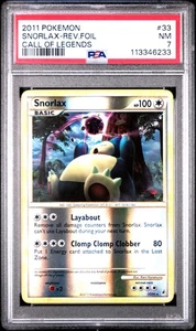2011 Pokemon Call Of Legends Snorlax #33 Rückwärtsgang PSA 7 NM # 113346233 - Bild 1 von 2
