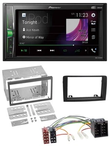 Pioneer 2DIN MP3 DAB USB Bluetooth Autoradio für Fiat Idea ab 05 schwarz - Bild 1 von 8