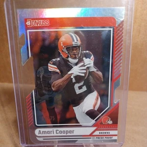 Amari Cooper Silver Holo Die Cut #66/75 - Picture 1 of 4