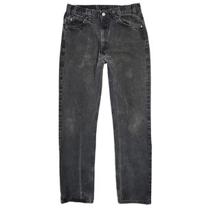 Vintage Levis 505 Jeans Mens 32 Orange Tab Straight Thrashed Grunge Punk Retro - Picture 1 of 11