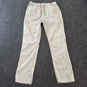 "Pantalones Faherty Essential para hombre M bolsillos con cordón elásticos 30"" entrepierna verde suave" - Imagen 1 de 14