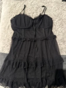 Mini vestido negro para dama Wild Fable - Imagen 1 de 4