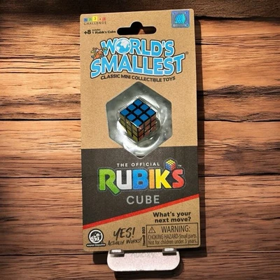 Самый маленький в мире кубик Рубика миниатюрное издание от Mattel Games - Изображение 1 из 4