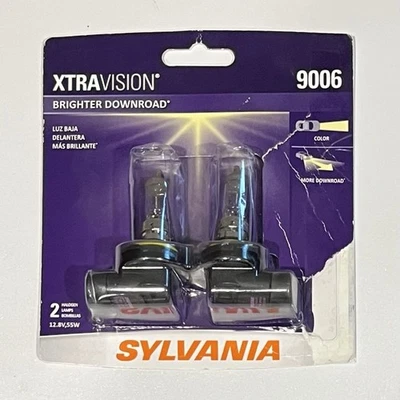 Juego de 2 pares de faros halógenos de alto rendimiento SYLVANIA 9006 XtraVision Foto 1 de 4